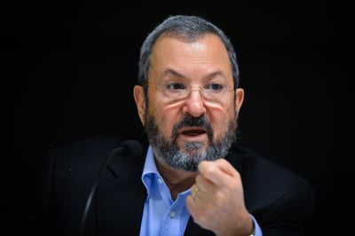 יקים מפלגה חדשה? אהוד ברק, מן הארכיון.