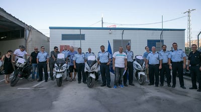 המשטרה החזירה במפתיע אופנועים שנגנבו והועברו לשטחים