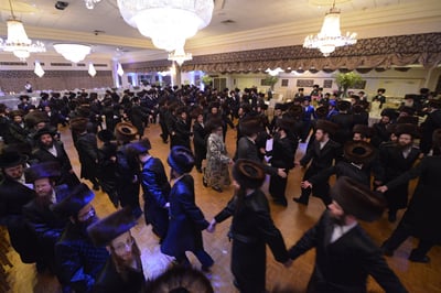 שבע ברכות לנכד האדמו"ר מסאטמר. גלריה