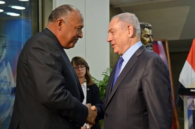 נתניהו ושוקרי אתמול