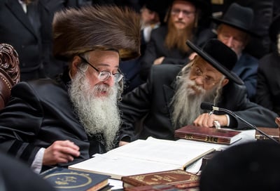 הגר"נ גענגער זצ"ל עם האדמו"ר