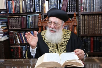 הגר"ש עמאר לנהגים: "לשמור שבת זה לרצוח אנשים? תן שעה להשם"