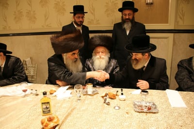 גלריה: ברית לנכד האדמו"ר מדושינסקיא