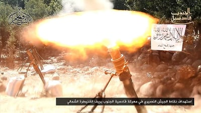 תמונות שפרסמו המורדים הסורים מהלחימה בגולן