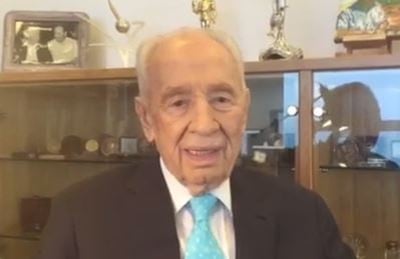 צפו: הווידאו האחרון של שמעון פרס