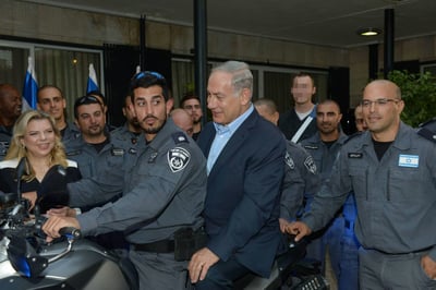 נתניהו עם לוחמי היס"מ