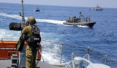 סיכול הברחת נשק מהים. ארכיון