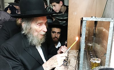 מרן הגראי"ל בשנה שעברה