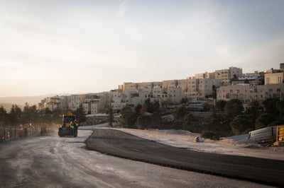 עבודות ברמת שלמה לקראת בנייה