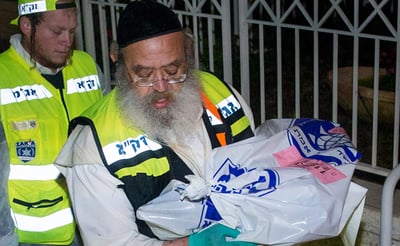 בנצי אוירינג בזירת האירוע