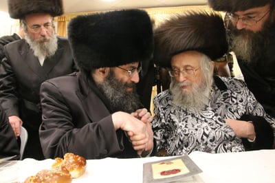 שמחת שבע ברכות לנכדת גאב"ד 'העדה החרדית'