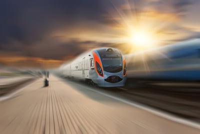 רכבת מהירה. אילוסטרציה