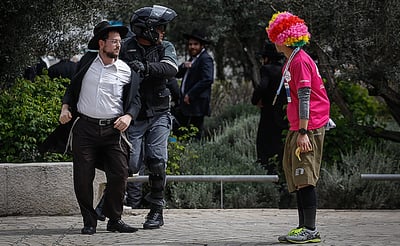 ההפגנה במרתון
