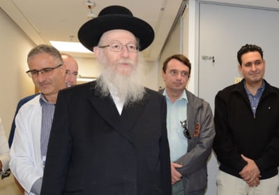 ליצמן במרכז הרפואי ברזילי: "ההשקעה ניכרת".