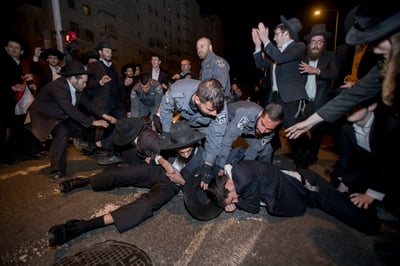 ממראות הפגנה בבר אילן