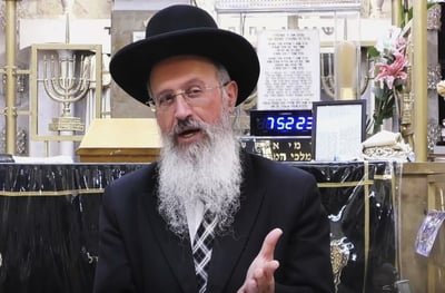 שיעורו השבועי של הגאון רבי אברהם יוסף: כשרות המאכלים בפסח