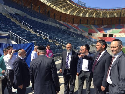 סיור של הוועדה המכינה בטדיף בשבוע שעבר