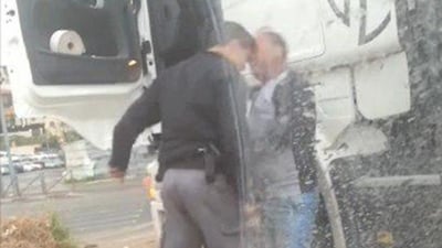 פוטר שוטר היס"מ שנגח בנהג משאית