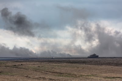 אימון של הצבא האוקריאני בשבוע שעבר