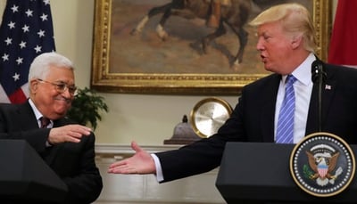 הפגישה אליה התכונן אבו מאזן בעזרת לאודר, עם טראמפ