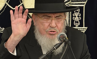 הגרב"מ אזרחי חיזק את בני ברק • תיעוד