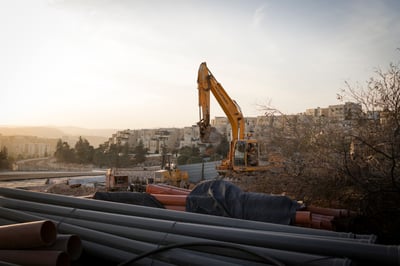 בנייה בשכונת רמות. אילוסטרציה