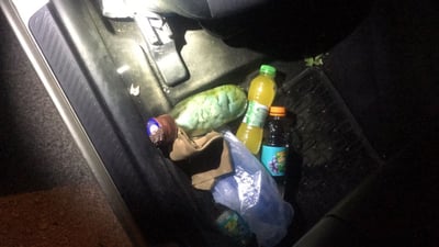 פורעים נעצרו כשברכבם בקבוק תבערה מוכן