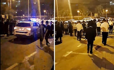 עשרות מנעו מעצר עריק והפגינו מול ביתו של יעקב ראשי