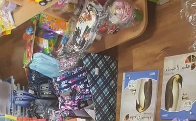 חלק מהסחורה הירודה שנתפסה