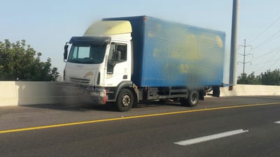 המשאית בה בוצעה העבירה