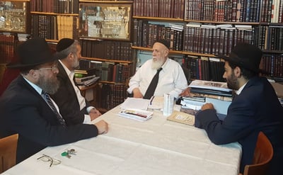 הפגישה במעונו של נשיא המועצת, הערב