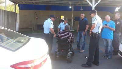 הדיונים עם נציגי המשטרה, לפני החסימה