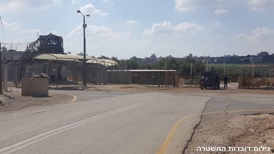 הכניסה לבית המשפט הצבאי בשומרון
