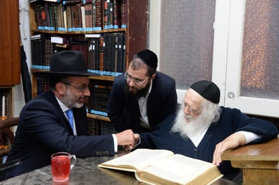 הרב גולדשטיין אצל מרן שר התורה