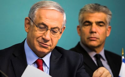 לפיד ונתניהו. שוויון במנדטים