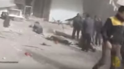 הפצועים הרבים, בזירת התקיפה הרוסית