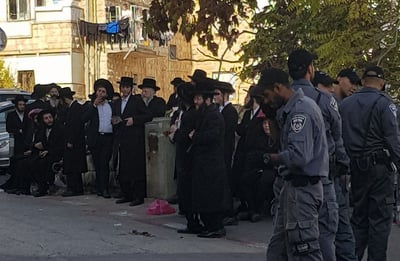 שמועות על צעירה חרדית שעוכבה בלשכת הגיוס הובילו למהומות