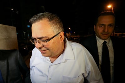 דוד ביטן לאחר החקירה הארוכה