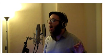 מנחם ויינשטיין בשיר לכבודו של רובשקין