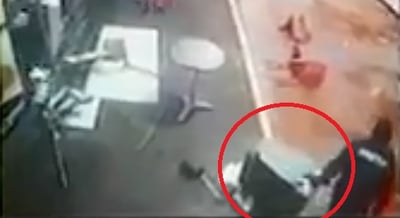 הכספת אחרי שנעקרה