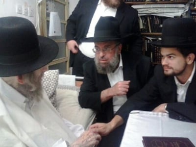 נחום גליס בבית הגראי"ל שטיינמן זצוק"ל