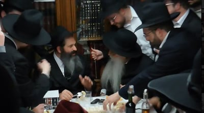 רובשקין ערך ביקור במעונו של הגר"י אולשין