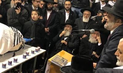 אלפים בהלווית המקובל הגר"נ מויאל זצ"ל