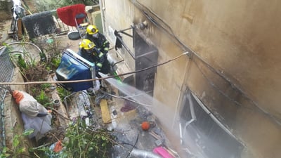 זירת השריפה