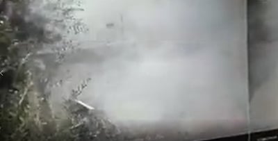 צפו: רגע פיצוץ בלון הגז בשכונת קטמון