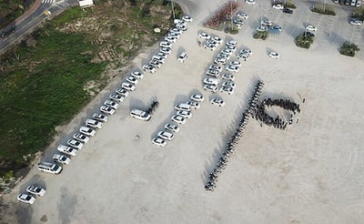 150 שוטרים, 60 ניידות, 50 אופנועים ו-800 דוחות • צפו