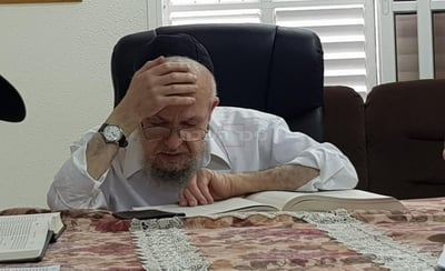 הגר"מ מאזוז בשיעור, 