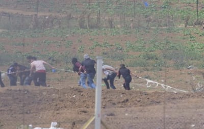 צפו: כך ניסו פלסטינים לחדור לשטח ישראל