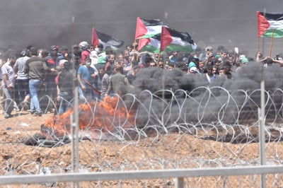 פגיעה ממוקדת בעמדת חמאס ובפורעים על גדר המערכת