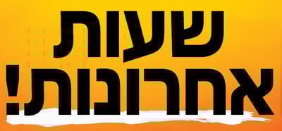 שעות אחרונות למכירה הסינית.